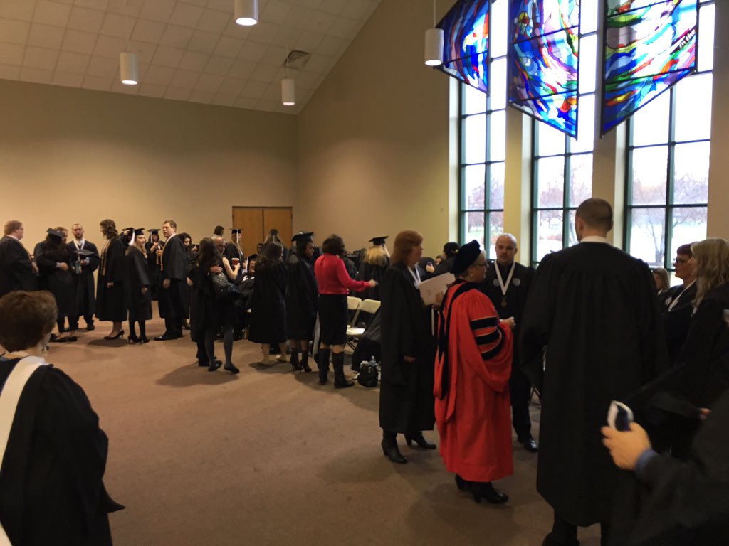 Trinity_Alumni's tweet photo. These people are getting ready to become part of the alumni association in just under an hour! #DecemberCommencement https://t.co/KcD2CQCrnq