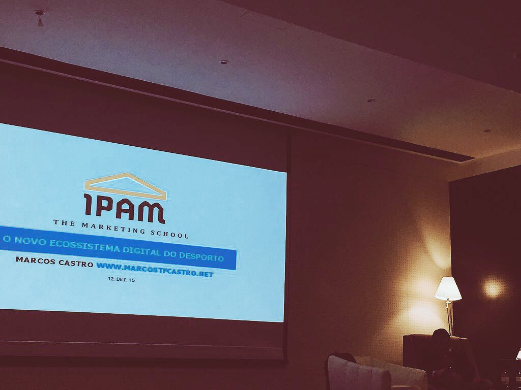 JennyLontro's tweet photo. Seminário " O novo Ecossistema Digital     do Desporto" @marcoscastro #ipammktdigital , Porto https://t.co/a33BKFDCmH