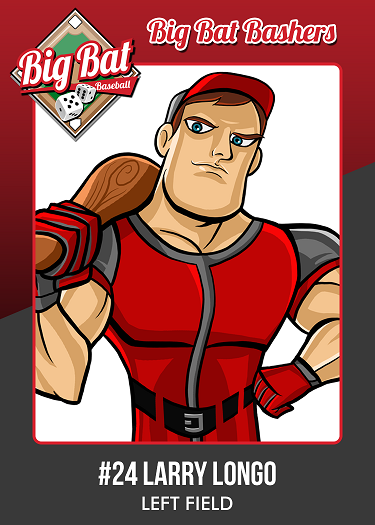BigBatBaseball's tweet photo. The left-fielder, hailing from Jackpot, NV and batting in the 5-spot, #24, Larry 'L-Train' Longo! https://t.co/RUh5OQaNlN