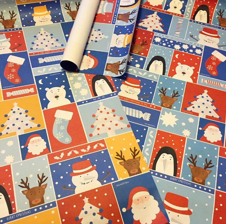 jl_Imajanation's tweet photo. imaJANation wrapping paper #design #imajanation #illustration #wrappingpaper #christmas #creative #art #sohappy https://t.co/xvRNCoayRK