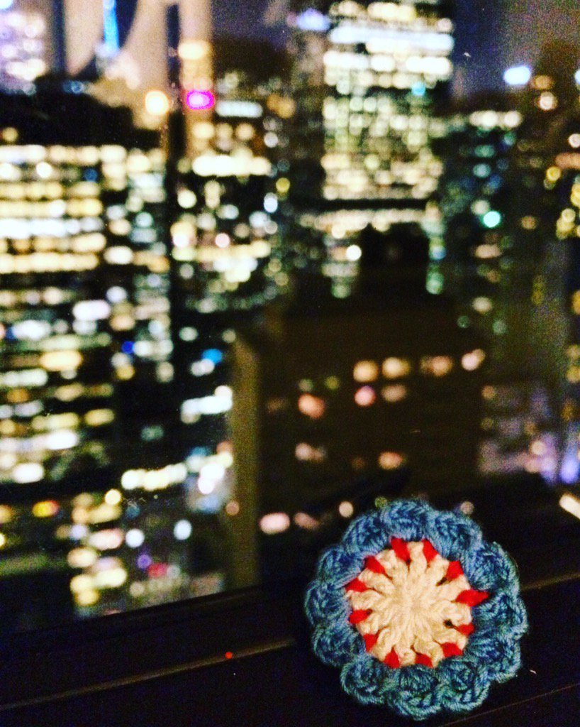 Lady and Gentleman dressup carefully and decently but add a touch of Color -> #mahlerwear crochetflower/#newyorkcity