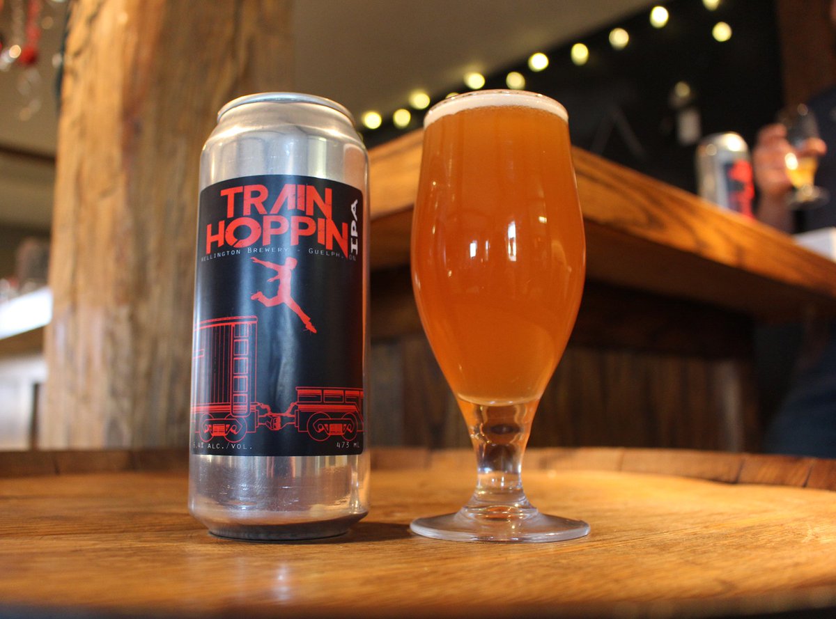 WellingtonBrew's tweet photo. Try our latest #WellyOneOff #DecemBEER Train Hoppin' IPA 1-4 pm today at the brewery, retail store open til 8pm https://t.co/ECEXhFtQWw