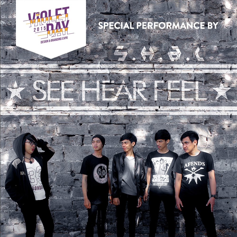 creative8art's tweet photo. Saksikan @shal_band di Violet Day, Polimedia Makassar 14-15 Desember 2015! #violetday #branding #design #polimedia https://t.co/x48aHI61VP