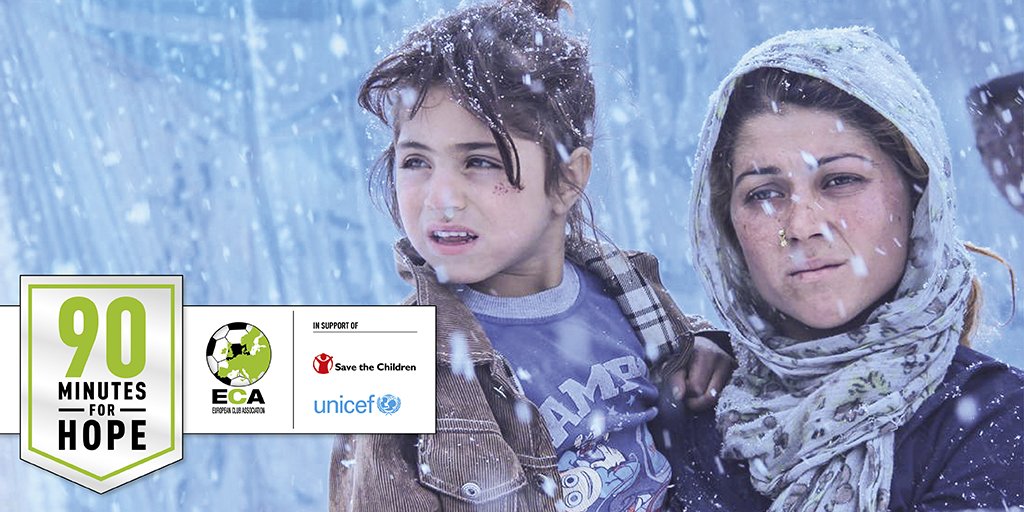 sscnapoli's tweet photo. Together with many other clubs, we have donated €1.3m to @UNICEF & @Save_Children through @ECAEurope
#90minsForHope https://t.co/OYDi09ox93