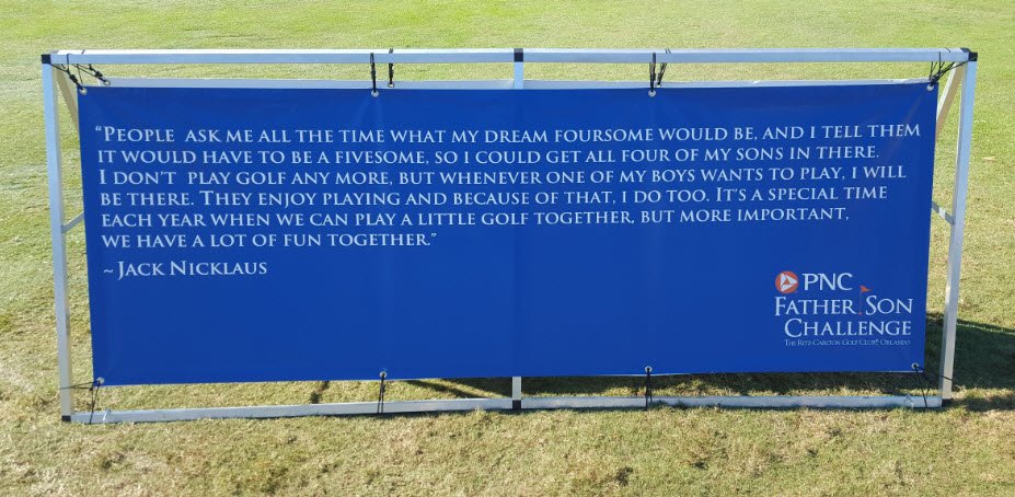 We love when <a href="/JackNicklaus/">Jack Nicklaus</a> tees it up. Watch the #PNCFatherSon Challenge now on TV &amp; GolfLiveExtra.com