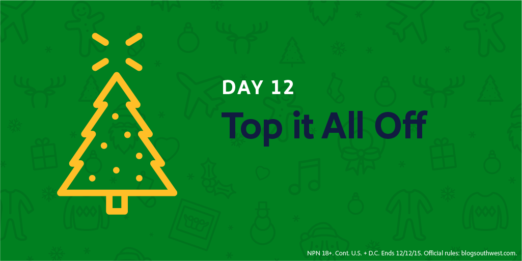 SouthwestAir's tweet photo. Last day of our #12DaysofLUV #Contest. Let’s see a @SouthwestAir themed tree topper! https://t.co/2TiQ84Rkda https://t.co/iChNMWrSRj