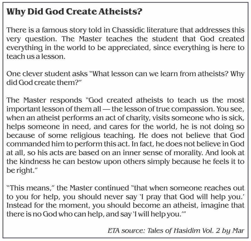 MKHumanists's tweet photo. Why Did God Create Atheists? #goodwithoutgod https://t.co/FWL6tDYumi