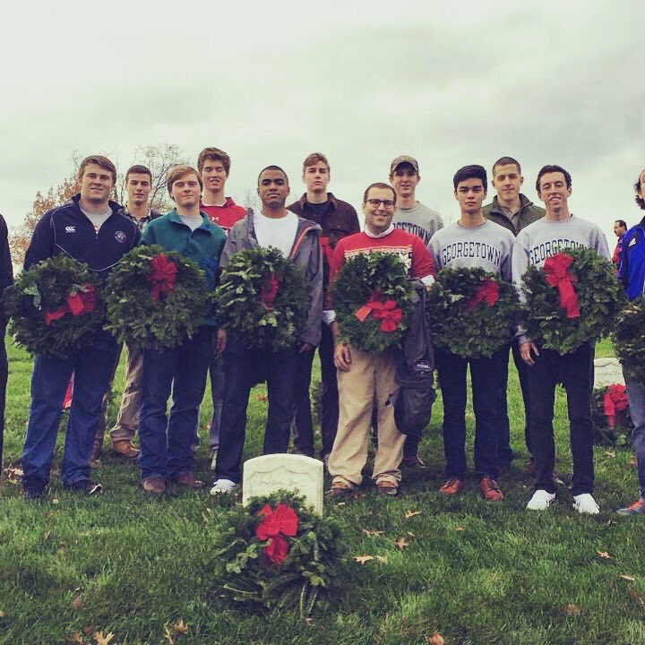 Humbling morning laying wreaths at Arlington. We all thank those who give up their lives so we can enjoy ours