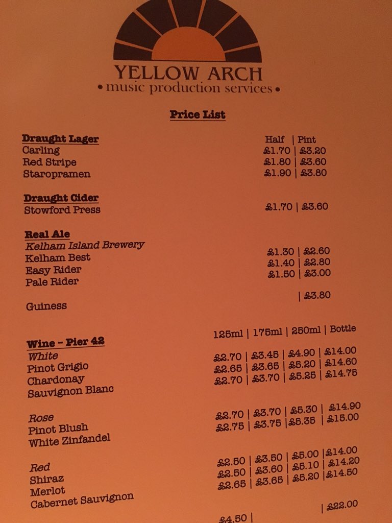 FarriersMkt's tweet photo. Happy Hour starts at 5.00 here at #FarriersMkt @YellowArch beers n wines half price! @eatSheffield @faveplaces https://t.co/hBAza2HUk5