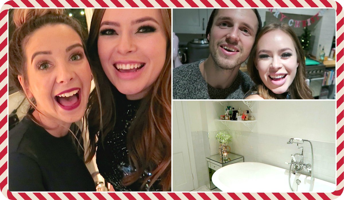 NEW VIDEO! VLOGMAS DAY 11! New Bathroom Tour &amp; Our First Christmas Party as Husband &amp; Wife: youtu.be/3VoGcLfIYTs