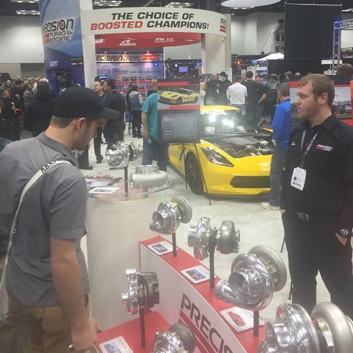 PrecisionTurbo's tweet photo. We're excited for the third and final day of the #PRI2015 show. Stop by our #PTEboost… https://t.co/AN8hhe8WkI https://t.co/SVKo59I85r