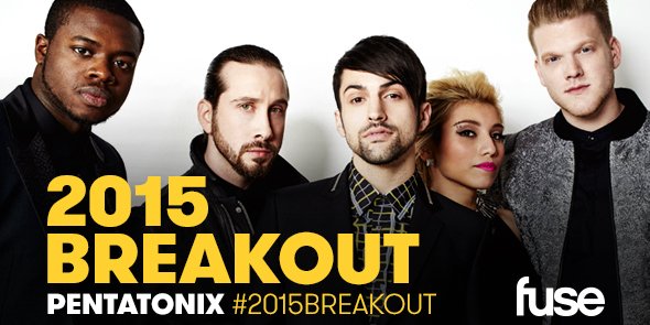 fusetv's tweet image. .@PTXofficial is 1 of our fave #2015Breakout acts! Check out their 10 best covers here: on.fuse.tv/1XEvvKV