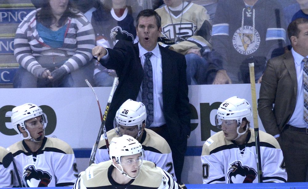 AHLPR's tweet photo. Mike Sullivan's @WBSPenguins are currently first overall in @TheAHL with a record of 18-5-0-0 https://t.co/qCxuGFlrH8