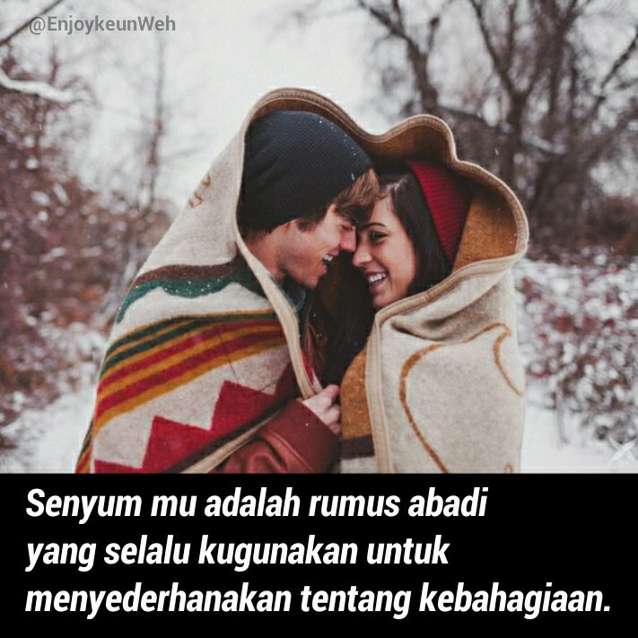 EnjoykeunWeh's tweet photo. senyum mu adalah rumus abadi yg selalu kugunakan untuk menyederhanakan tentang kebahagiaan #Pict_quotes #Enjoykeun https://t.co/TiKT3RNUoS