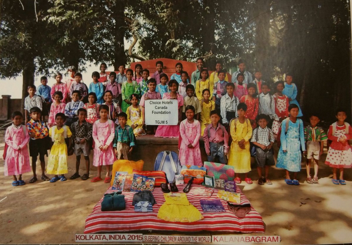 #NationalDonateADollarCampaign Charitable Partners #Kolkata #India. 
#ChoiceHotelsCanadaFoundation