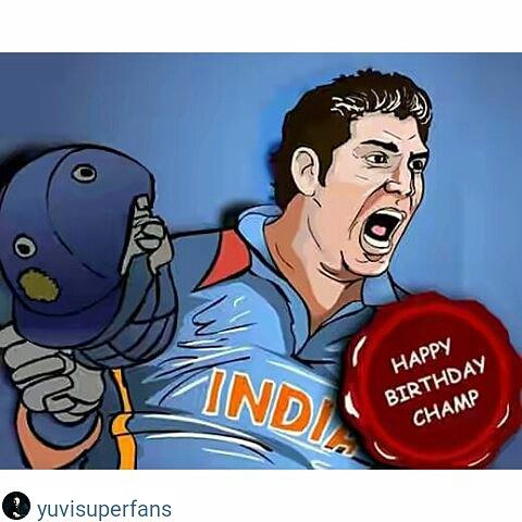 One of my most favorite cricketer and a real fighter Yuvraj Singh wishing a HBD champ
#HappyBirthdayYuvi
#Comeback