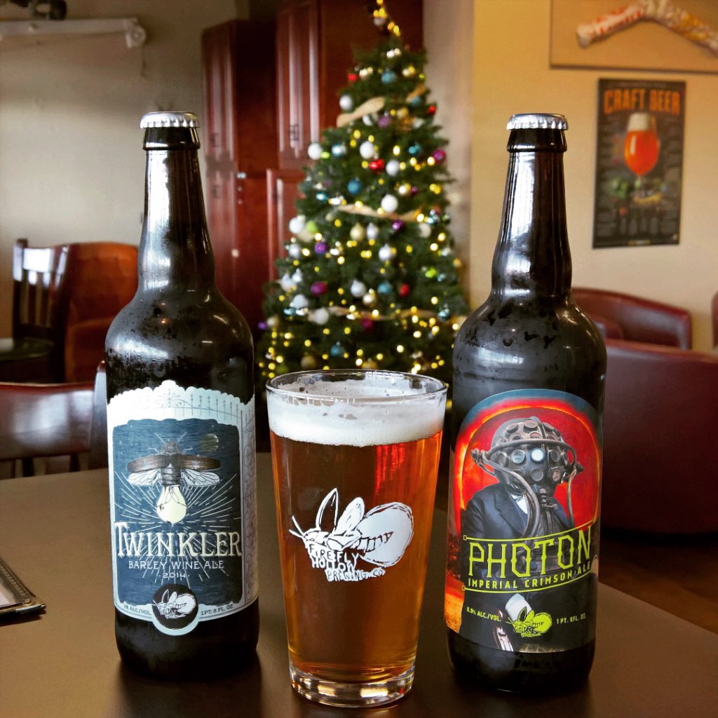 JVisuano's tweet photo. Enjoying a cold pint of Cricket IPA @FireflyBrewing with Photon &amp; Twinkler. https://t.co/qk39J5aVGR