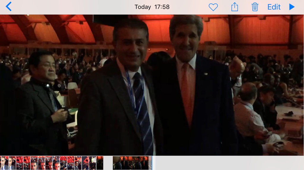 TMesimeris's tweet photo. #COP21Paris with US Secretary of State @JohnKerry https://t.co/sB0u0qKj84