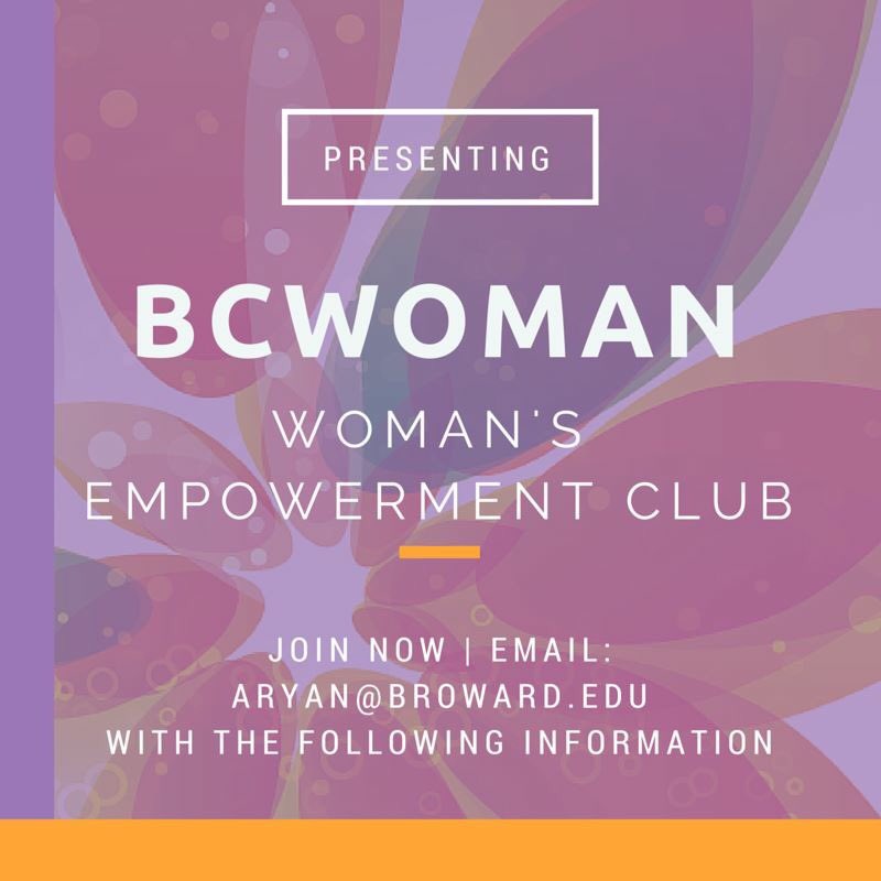 BC_Woman1's tweet photo. If you attend Broward College and want to join, email aryan@broward.edu with; Name, Phone #, GPA, &amp; Student ID # https://t.co/EuSFMmJARb