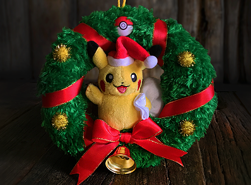 Pokemon's tweet photo. Cutest wreath ever? We think so! #PokemonCenter https://t.co/KP4ikllOol https://t.co/8ZwjJx0fUK