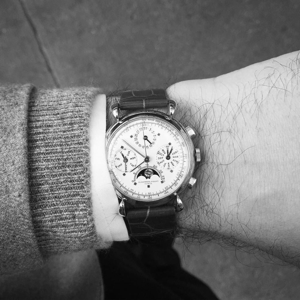 StyleEngine's tweet photo. Seen at #hsummit. Yes, that's an @audemarspiguet. via @hodinkee https://t.co/ep1TqELT2m