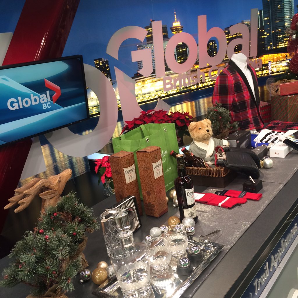AlyVelji's tweet photo. Coming up! @GlobalBC #StyleGuysGiftGuide @HomeSense @dewars @LodenHotel @MrTurk @LGCanada @jasonkrell https://t.co/VXzVQBSQPm