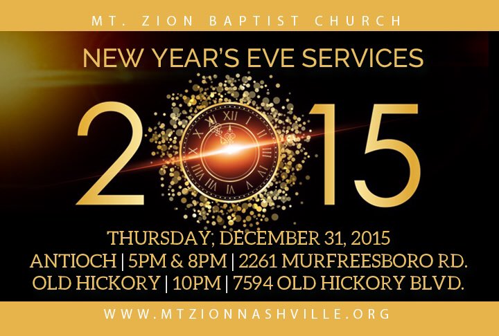 mtzionnashville's tweet photo. How do you plan to bring in the New Year? How about bringing it in with us? @JosephWalker3 https://t.co/tdtiraIh5E