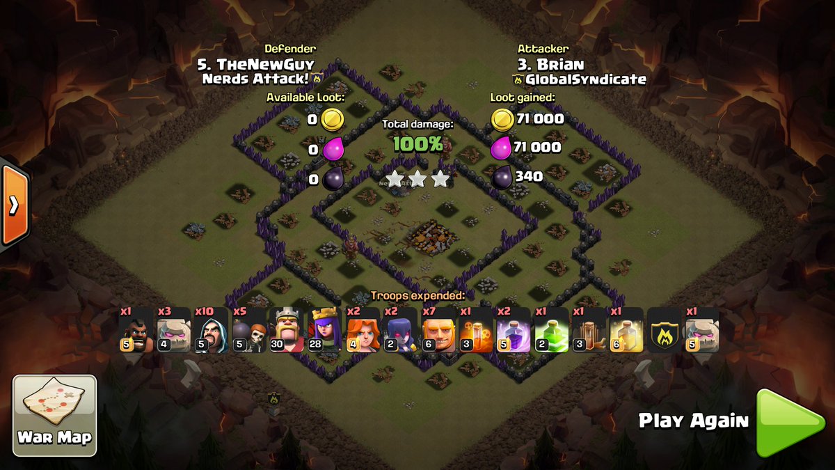 GlobalSynClan's tweet photo. BOOM!...love it when our th9s 3 star their th10. #fairplay #dontrushfolks #globalsyndicate https://t.co/RKvXJDZ4cp