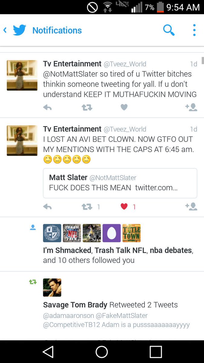 NotMattSlater's tweet photo. LOOKS LIKE SOME PEOPLE CAN'T HANDLE THE REALNESS OF SLATER https://t.co/4CYvWazVFD
