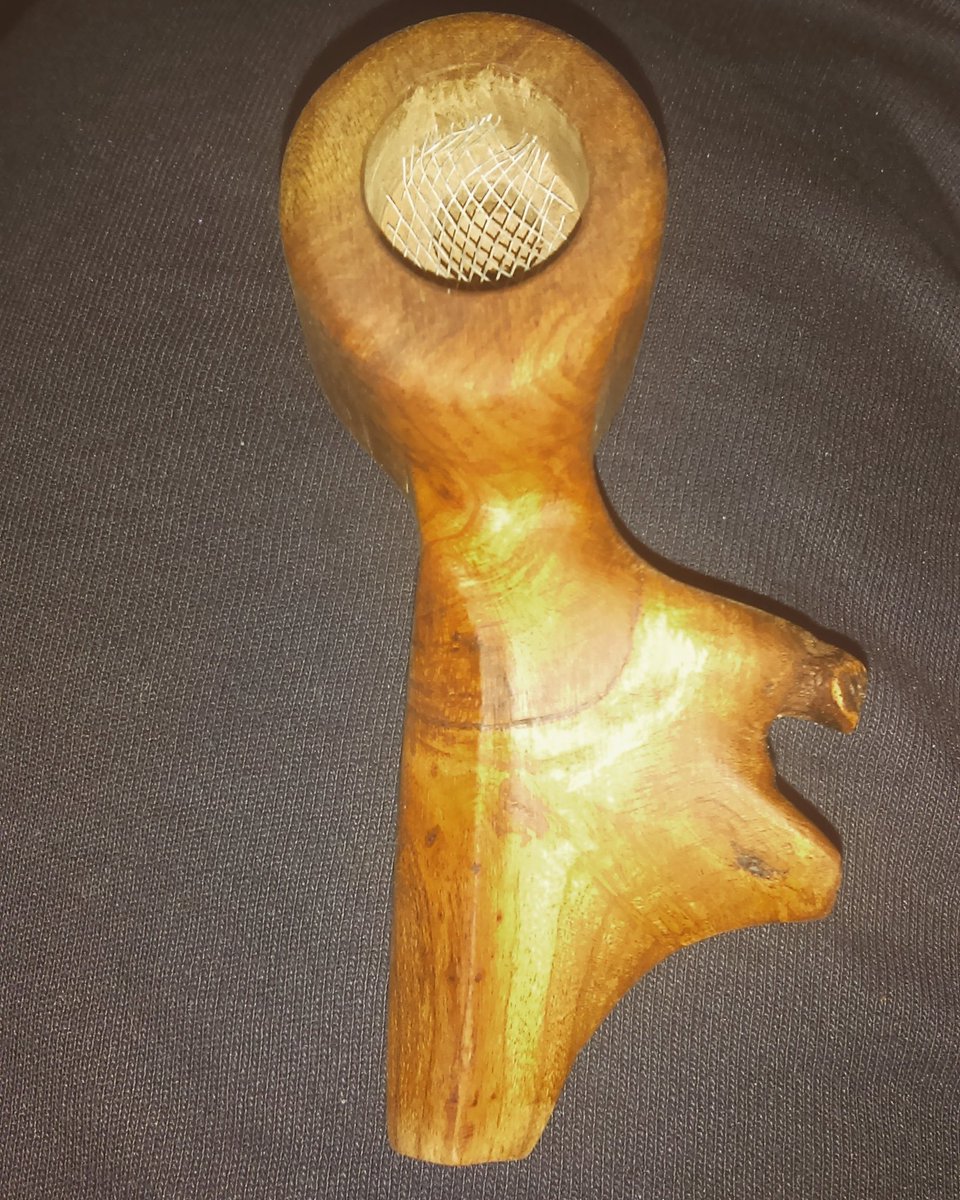 forestgypsy8472's tweet photo. Solid cherry tobacco pipe my dad made with oil finish can make more but Designs vary as its handmade $25 https://t.co/FAvOmTy8i1