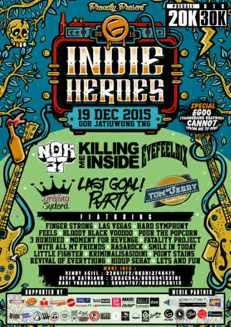 <a href="/FLOWRADIANCE/">Flow Radiance Wear</a> present: "Indie Heroes" 19/12/15 At Gor Jatiuwung,Tangerang <a href="/TambunCity_HC/">TAMBUN HARDCORE</a> @BFF_BEKASI