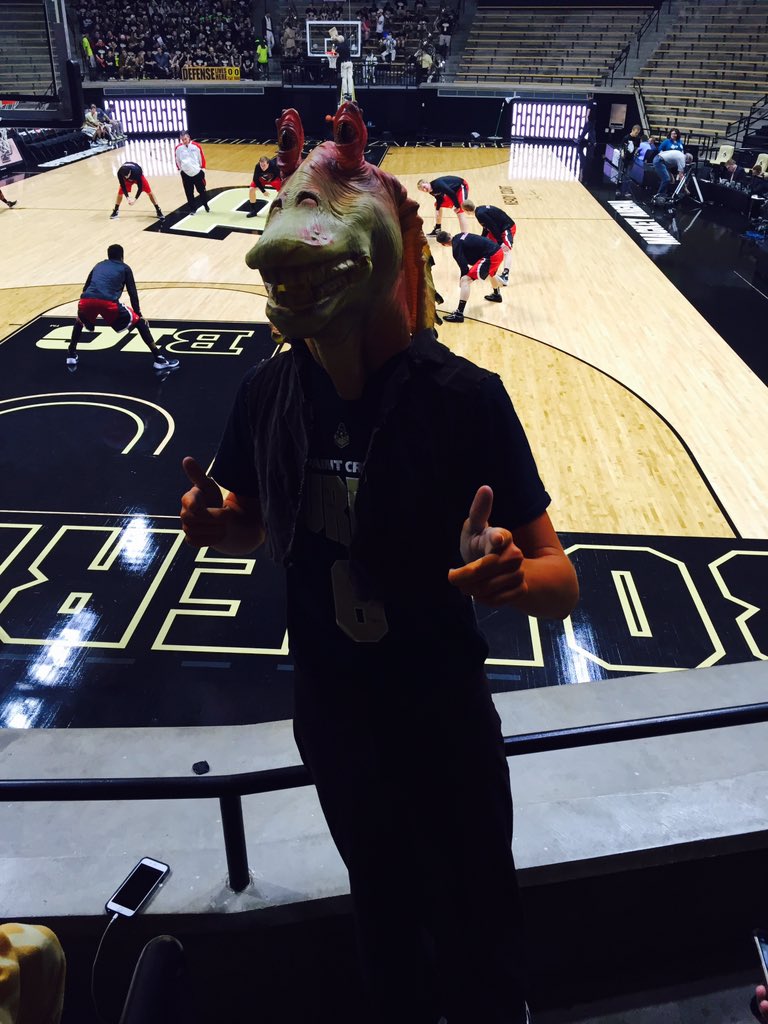 ThePaintCrew's tweet photo. The force is strong at Mackey today #BoilerUp https://t.co/hkb13HLsFg