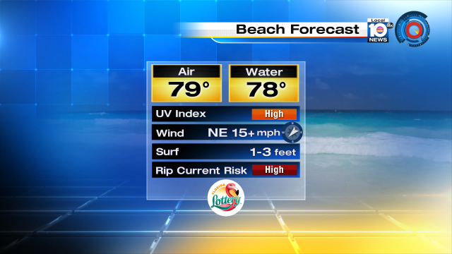 HIGH RIP CURRENTS - Hey South Florida, beach day today? Yes! But stay safe, High Rip Current Risk remains in effect. https://t.co/ioi7y4ayXI