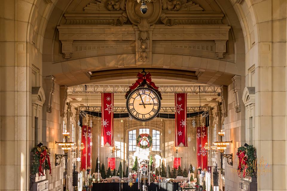 Sprint Festival Plaza decked out for the Holidays. Photo by Debi Kemper Senior