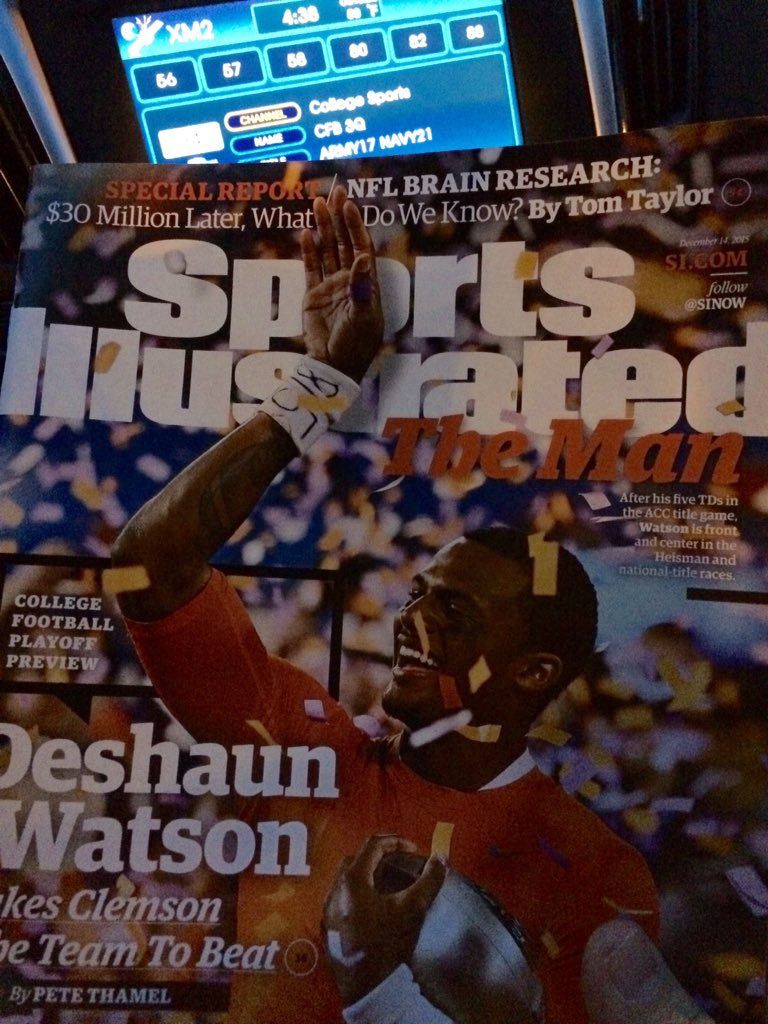 timothymevans's tweet image. Who wins the #Heisman tonight? All are deserving; pullin' for #Stanford's #McCaffery. Could Watson be on #SI 3x?