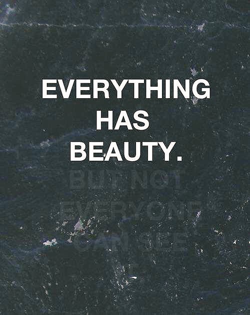 TumblrCache's tweet photo. Everything has beauty. But can you see it? https://t.co/wWATwJOuMu