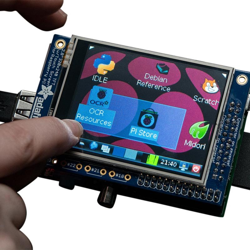 ThePiHut's tweet image. Adafruit PiTFT 2.8&quot; Touchscreen for the Raspberry Pi (Assembled) tuppu.net/eaa05d4d #RaspberryPi #Pitft