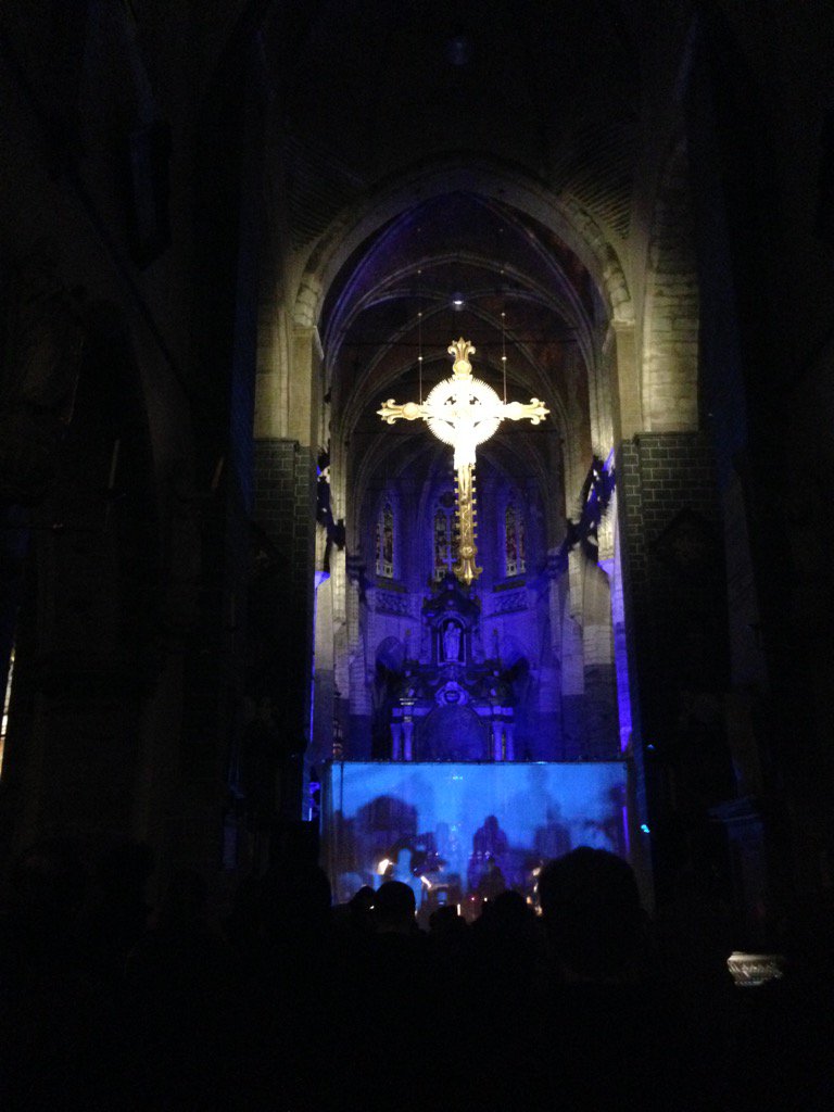 here we go, day 3 with @Illuminineband at St.Jacobskerk #Glimps2015