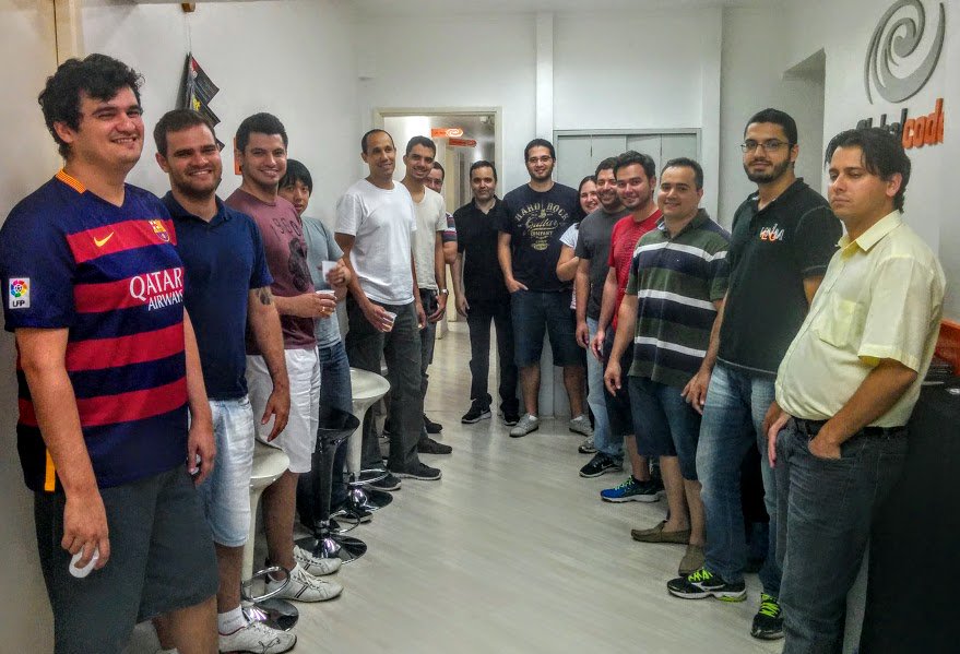 globalcode's tweet photo. Turma da #Venturus na turma Core #Scala na @globalcode com Kleber Xavier! #vanguarda https://t.co/7nqhqK4F2H https://t.co/xembv3x991