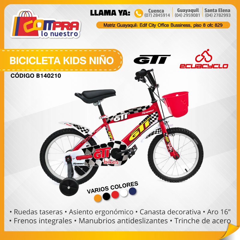 CompraLoNuestro's tweet photo. -Ruedas traseras
-Asiento ergonómicas
-Canasta decorativa
-Aro 16"
-Frenos integrales
-Manubrios antideslizantes https://t.co/3NNQf8CbhS