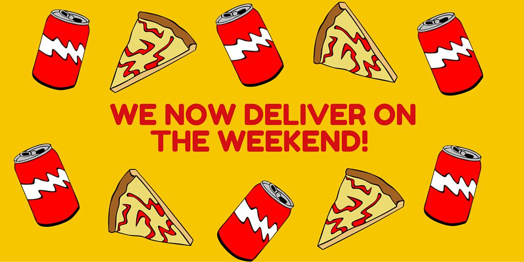Calling all #BryantUnversity students ... we now deliver Saturday &amp; Sunday! ow.ly/VyoYD