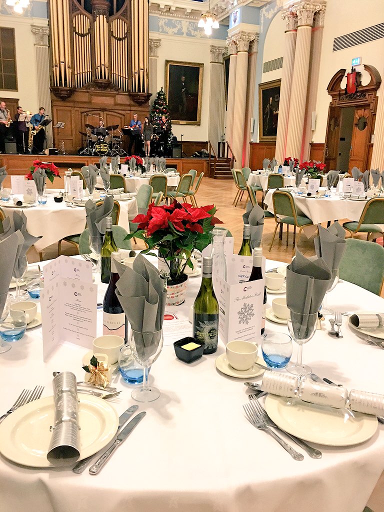 This evening we're at <a href="/yourcolchester/">Colchester City Council</a> with <a href="/theFJcouk/">thefunktionjunction</a> for the #mistletoe ball for #cruk #essex #charity #dinner