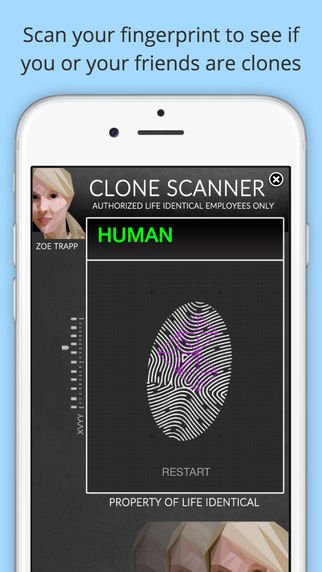 PhrenicWorld's tweet photo. Use the Phrenic iOS thumbprint scanner to find out if you are truly human: https://t.co/HKk0XXH6FU #cloning https://t.co/bq7oFO5XNo