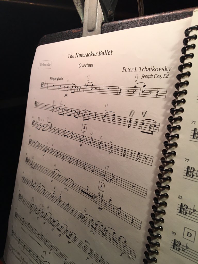 ASKCello's tweet image. Time for another Nutcracker! #Tchaikovsky