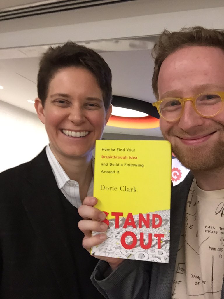 jeremyredleaf's tweet photo. Standing out with @dorieclark at #connectorcon https://t.co/5L2jtrsKTE