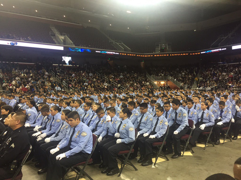 LAPDDLO's tweet photo. Congratulations to 550 Graduating LAPD Cadets.  #lapdcadets #leadership https://t.co/6gZj3nqSK2