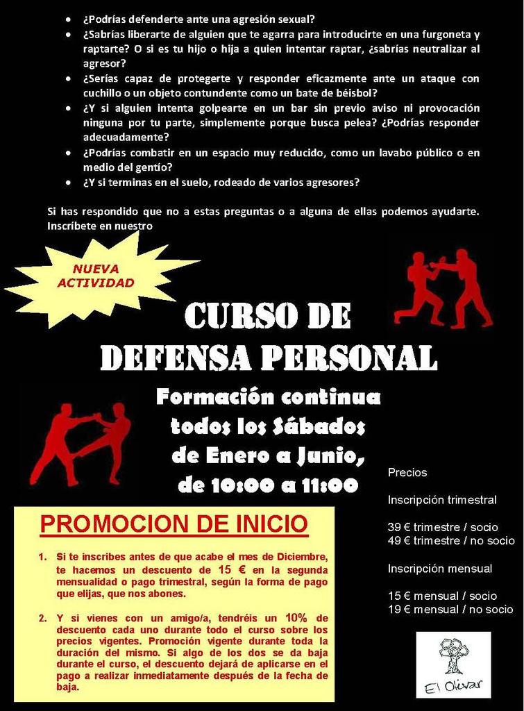 JaimeRNieto's tweet photo. @EM_ElOlivar ¡Defensa Personal en el E.M. El Olivar! ¡Inscribete ya! INFO: 976 306 336; deportes@elolivar.com https://t.co/qveug9ehf3