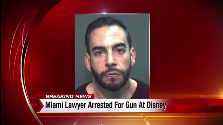 Miami lawyer arrested for carrying loaded gun into Magic Kingdom. #local10 bit.ly/1O223iX?utm_me… https://t.co/1nUFXVYxp8