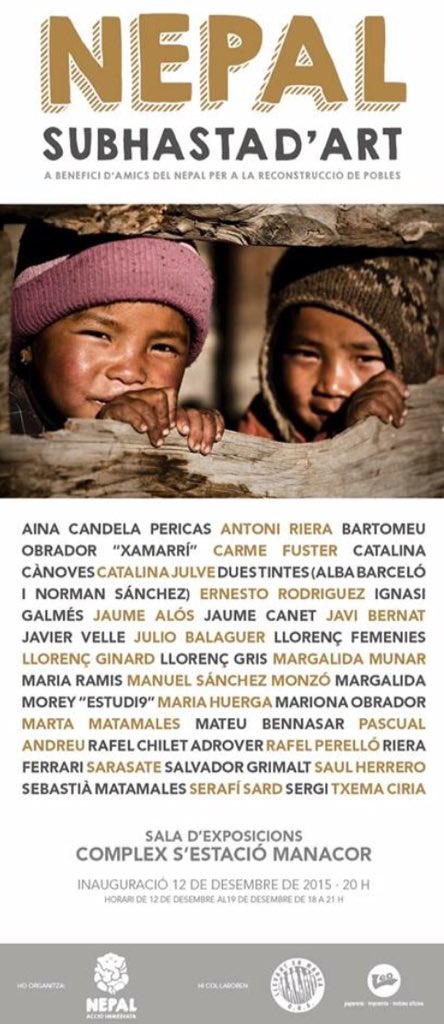 ajManacor's tweet photo. Saps que des de #manacor pots ser solidari amb els afectats pels terratrèmols de Nepal? Fins dia 19 a ca n'Avellanet https://t.co/aVPZ6ETCIv