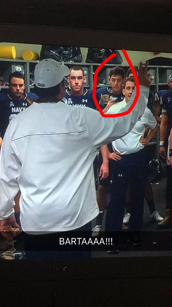 MACnCheese_'s tweet photo. Barta getting some prime camera time! Kick the shit out of that ball buddy! https://t.co/1Gl03NFMRs